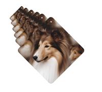 Paquete de 6 ambientadores para coche, diseño de perro grande, lindo ambientador para colgar en el coche, decoración de habitación de automóvil, regalo