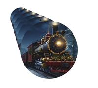 Paquete de 6 ambientadores para coche, diseño de tren de Navidad, bonito ambientador colgante para coche, decoración de habitación de automóvil, regalo