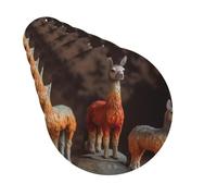 Paquete de 6 ambientadores para coche, escultura de alpaca, lindo ambientador colgante para coche, decoración de habitación de automóvil, regalo