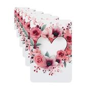 Paquete de 6 ambientadores para coche, guirnalda de amor, lindo ambientador colgante para coche, decoración de habitación de automóvil, regalo