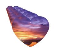 Paquete de 6 ambientadores para coche, hermosa puesta de sol en Tailandia, lindo ambientador colgante para coche, decoración de habitación automotriz, regalo