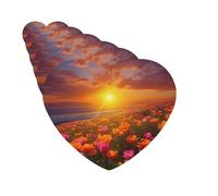 Paquete de 6 ambientadores para coche, hermoso amanecer con flores, lindo ambientador colgante para coche, decoración de habitación de automóvil, regalo