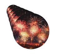 Paquete de 6 ambientadores para coche, hermosos fuegos artificiales, lindo ambientador colgante para coche, decoración de habitación de automóvil, regalo