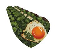 Paquete de 6 ambientadores para coche, hojas de perejil y huevos, lindo ambientador colgante para coche, decoración de habitación automotriz, regalo