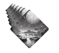 Paquete de 6 ambientadores para coche, imagen en blanco y negro, lindo ambientador colgante para coche, decoración de habitación de automóvil, regalo