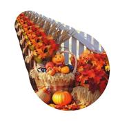 Paquete de 6 ambientadores para coche, otoño, Acción de Gracias, lindo ambientador colgante para coche, decoración de habitación automotriz, regalo