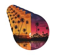 Paquete de 6 ambientadores para coche, palmeras y puesta de sol, lindo ambientador colgante para coche, decoración de habitación automotriz, regalo
