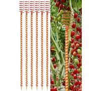 Paquete de 6 Antenas de jardinería de Cobre para electrocultivo de 15 Pulgadas, estacas de electrocultura, Alambre de Cobre para estacas de jardín, Anillos tensores de Cobre, Kit de Varillas de