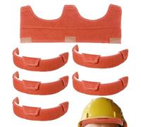 Paquete De 6 Bandas para El Sudor para Cascos: Forros De Algodón Que Absorben La Humedad para Construcción, Plomería Extinción De Incendios | Reutilizable Y Lavable para Hombres Y Mujeres, Mejora La