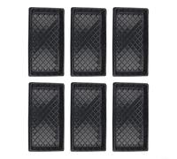 Paquete de 6 bandejas de germinación de plantas para espacios pequeños para jardinería, cultivo en alféizar de ventana y uso en entorno controlado (con agujeros)