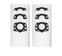 Paquete de 6 bolsas de aspiradora KFI 357 para aspiradoras Kärcher WD2Plus/WD3/KWD1/KWD2/KWD3/MV3/WD3.200-WD3.800M/SE4001/SE4002, accesorios para aspiradoras Karcher