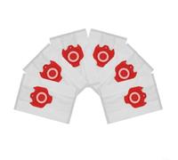 Paquete de 6 bolsas de aspiradora para Miele C1 C2 C3 S5 S8-3D Efficiency GN bolsas de polvo con filtros, tela de repuesto de alta capacidad para limpiadores de botes Hoover (rojo, 6 piezas)