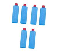 Paquete de 6 Bolsas de Hielo Refrigerantes, Bloques de Hielo Reutilizables Y Ligeros para Alimentos Y Bebidas.
