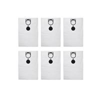 Paquete De 6 Bolsas De Tela De Vellón For Aspiradora, Compatibles Con Metabo ASR 25 L, ASR 2025, ASR 35 Y ASR 50 L.