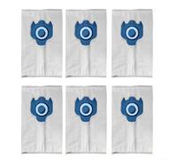 Paquete de 6 bolsas de vacío tipo GN para Miele y para limpiadores de contenedores HOOVER C1, C2, C3, S227 S240 S400 S5 S8 Series, bolsas de polvo de tela de fibra de eficiencia 3D (azul 6 piezas)