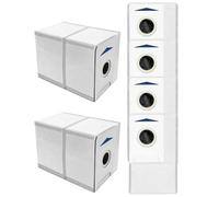 Paquete de 6 bolsas para aspiradora BHZRDBAB compatibles con las aspiradoras robot Bosch BCRDW3B y BCRDW3BX Spotless Max/Cam, 3 L de gran capacidad, diseño higiénico y fácil de usar