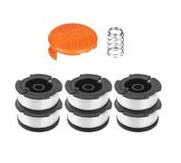 Paquete de 6 carretes para cortadora de césped negro y Decker de diámetro de 1,65 mm, 10 m