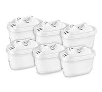 Paquete de 6 cartuchos de filtro de agua compatibles con Brita | Maxtr estilo Brita, Merella Cool, Mavea Elemaris XL, tanque de agua de flujo