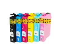 Paquete De 6 Cartuchos De Tinta T0801, T0802, T0803, T0804, T0805 Y T0806. Compatible Con Epson Stylus Photo P50, T59, R265, 270, 285, 290 Y 360