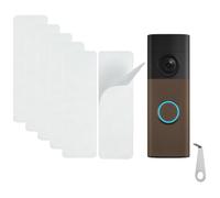 Paquete de 6 cintas adhesivas de doble cara compatibles con Ring Battery Doorbell Plus/Pro (más reciente 2026), timbre de batería de anillo (más nuevo 2026), soporte para timbre de puerta sin taladro