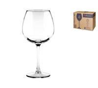 Paquete De 6 Copas De Vidrio Transparente Modelo Enoteca