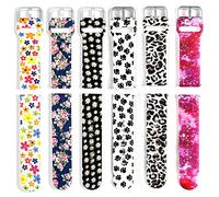 Paquete de 6 correas de repuesto compatibles con reloj inteligente 3Plus Vibe Plus, elegante patrón floral, impermeable, transpirable y cómoda correa para mujer, pulsera ajustable para 3Plus Vibe Plus