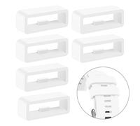 Paquete de 6 correas para Garmin Fenix 8/E de 47 mm, Fenix 6/7/Pro/Sapphire, Fenix 5/5 Plus/5 Sapphire, correas de reloj de repuesto de silicona de 22 mm (blanco)