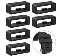 Paquete de 6 correas para Garmin Fenix 8/E de 47 mm, Fenix 6/7/Pro/Sapphire, Fenix 5/5 Plus/5 Sapphire, correas de reloj de repuesto de silicona de 22 mm (6 unidades), color negro