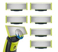 Paquete de 6 cuchillas de afeitar, compatibles con las cuchillas de repuesto Philips OneBlade.
