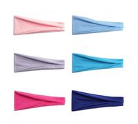 Paquete de 6 diademas decorativas de moda extraíbles para el pelo creativas para uso diario y deportes