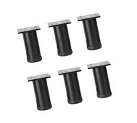 Paquete de 6 elevadores modernos de aluminio para cama, patas ajustables resistentes para organización debajo de la cama, marco de cama de aluminio