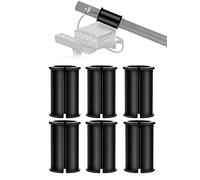 Paquete de 6 espaciadores de montaje de choque de micrófono de goma compatibles con Sony Camcorder Rode NTG, Sennheiser MKH418 MKH416 MKE600 FX3, FS7, FX6, FX8, FX9, NX80, FS5 y micrófono de escopeta