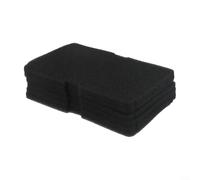 Paquete de 6 esponjas de filtro para secadora Beko DSX83410W DE8635RX con bomba de calor, almohadilla de espuma de repuesto de 24 x 15 cm, negro, se adapta a blomberg para grundig para secadoras
