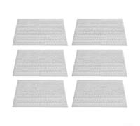 Paquete de 6 excluidores de plástico para colmenas, tamaño ajustable para control de crías, material resistente, blanco y amarillo, 41 x 51 cm, 50,5 x 35,5 cm (41 x 51 cm, blanco)