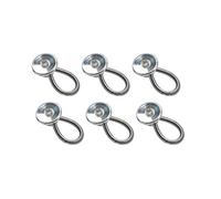 Paquete de 6 extensores de cuello de camisa de metal de 10 mm para camisas de vestir