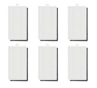 Paquete de 6 filtros de repuesto para robot aspirador Lefant M330 M330 Pro, juego de filtros de repuesto de alto rendimiento, lavable, reutilizable, sistema de filtración, piezas de mantenimiento