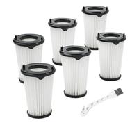 Paquete De 6 Filtros For Aspiradora De Mano CX7, Compatibles Con Baterías AEG, AEF150, CX7-2 Y QX8. Repuestos.