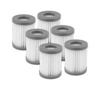 Paquete de 6 filtros HEPA de repuesto M320 compatibles con aspiradora robótica Lefant M320/M320G, vertical, recipiente y filtros de aspiradora con kit de accesorios