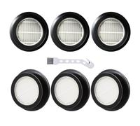 Paquete de 6 filtros HEPA X7A de repuesto compatibles con aspiradora inalámbrica SunSare X7A-US, filtros lavables y reutilizables para caspa de pelo de mascotas, perfecto para limpieza de suelos de