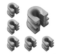 Paquete de 6 fundas con ojales para cabezal de recortadora Stihl-FS55/FS70/FS80 FS85 FS90 FS100/FS200 piezas de repuesto de retenedor de línea