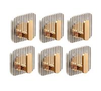 Paquete De 6 Ganchos Cuadrados, Ganchos Autoadhesivos, Ganchos para Toallas De Baño, Ganchos De Pared, Ganchos Multifuncionales