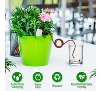 Paquete de 6 globos de riego para plantas de interior, sistema de autorriego automático para macetas de balcón, riego eficiente para plantas
