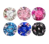 Paquete De 6 Gorros De Noche Estampados, Gorros Elásticos Para El Cuidado Del Cabello, Gorros Para Dormir Para Mujeres, Gorros Para El Cabello, Gorros De Ducha Para El Cuidado De La Belleza