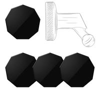 Paquete de 6 imanes adhesivos de repuesto para Garmin de bajo perfil magnético, solo adhesivo para parabrisas sin montaje, para Garmin Dash Cam Mount 45/46/47/55/56/57/65W/66W/67W/Tandem/Speak/Speak
