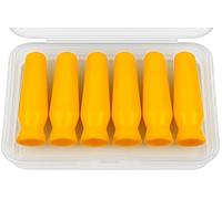 [Paquete de 6] Insertor + removedor de lentes esclerales - Aplicador de lentes de contacto sin ventilación para lentes duros/RGP, lentes esclerales y ojos protésicos - Maneja cómodamente lentes de