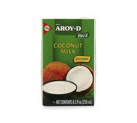 Paquete de 6 Leche de coco AROY-D [6x 250 ml] Leche de coco ~ Leche de coco