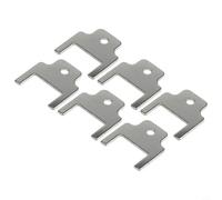 Paquete de 6 llaves dispensadoras de toallas de papel de acero inoxidable para dispensadores de pañuelos compatibles con Kimberly Clark 770301, para llaves de repuesto de metal duradero con llave