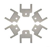 Paquete de 6 llaves dispensadoras de toallas de papel de acero inoxidable para modelos Kimberly Clark 770301, piezas de repuesto compatibles con anillo para uso comercial y doméstico