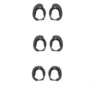 Paquete de 6 orejas de silicona para Bose QC Tamaño personalizado Paquete | Reduce la presión del oído, se adapta a la forma de la oreja, ideal para sesiones largas, escucha sin fatiga, textura suave