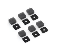 Paquete de 6 orejeras de repuesto para micrófonos resistentes al viento para reparación de cámaras, micrófonos, reducción de ruido, esponja suave